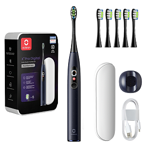 Електрична зубна щітка Oclean X Plus Pro Digital Blue